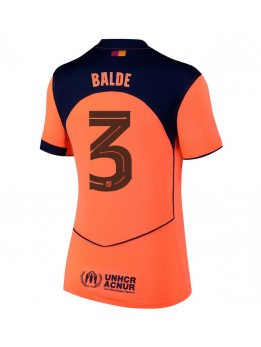 Barcelona Alejandro Balde #3 Zenski Rezervni Dres 2025-26 Kratak Rukavima